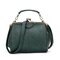 Women Vintage Hasp Bucket Bags PU Leather Crossbody Bags - Green