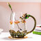 Dragon و Phoenix كأس شاي المينا القدح والزجاج والزجاج كوب كوب مقاوم للحرارة أنيقة - رقم 11