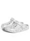 Plus Size Women Casual Beach Vacation Non-slip Quick Dry Breathable Two Ways Cave Slippers - Light Gray