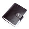 Unisex Genuine Leather Fashion 60 Card Slots Large Capacity Card Holder - Black