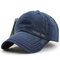 Men Women Vintage Washed Denim Cotton Baseball Cap Adjustable Golf Snapback Hat - Blue