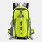 Men 40L Polyester Waterproof Light Weight Large Capacity Sport Hiking Travel Backpack - Green