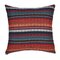 Funda de almohada de lino a rayas bohemias Funda de cojín de sofá decorativa casera cuadrada - #1