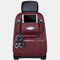 5 Styles Leather Multi-Function Car Storage Bag Car Seat Storage Container Hanging Bag Outdoors Bag Folding Dining Table - Wine Red
