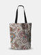 Women Canvas Bohemia Ethnic Pattern Shoulder Bag Handbag Tote Shopping Bag - 17
