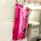 حقيبة معلقة للسيارة PE تحميل وزن 1500 جرام أكياس قمامة قابلة للإغلاق - أحمر