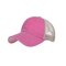 Men Adjustable Embroidery Mesh Cotton Hat Outdoor Sports Climbing Sunshade Baseball Cap - Pink