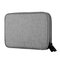 Women Data Cable Storage Bag Digital Power Charger Multi-function Travel Portable Storage Bag - Gray