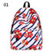 Women Casual Polyester Backpack Starry Sky Travel School Bag - 01