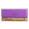 Women Stylish PU Leather Wallet - Purple