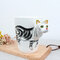 Caneca de cerâmica 3D Cartoon Animals Design Copo de café durável - #5