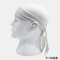 Outdoor Riding Pirate Hat Quick-drying Turban Perspiration Breathable Sunscreen - White