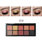 10 Colors Smoky Eye Shadow Palette Shimmer Glitter Color Long-Lasting Eye Shadow Palette - 1#