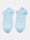 Women Cotton Anti-woven Cartoon Bear Pattern Cute Casual Socks - Sky Blue