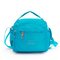 Women Waterproof Crossbody Bag Nylon Multi-zipper Sling Bag Handbag - Lake Blue