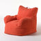 Sofá Preguiçoso Feijão Bolsa Quarto Individual Sofá Cadeira Sala de Estar Cadeira Preguiçosa Simples Moderna - Vermelho