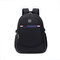 New Fashion Casual Men's Computer Backpack Shoulder Bag Junior High School Student Bag Travel Couple Backpack - Blue