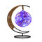 LED Night Light Handmade Rattan Ball Wrought Iron Frame Creative Home Light Decor - #1