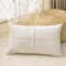 Solid Color Velvet Cushion Waist Pillowcase Nordic Home Long Waist Pillowcase - White