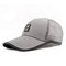 Mens Womens Summer Acrylic Mesh Visor Baseball Cap Outdoor Casual Breathable Adjustable Sports Hat - Dark Gray