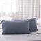 2pcs 50*76cm/50*101cm Solid Rectangle Pillow Cases for Home/Hotel Pillowcases without Pillow Core 12 Colors - Blue