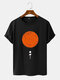 Mens Sun & Planet Graphic Printed Casual Everyday Cotton T-shirts - Black