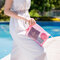 PVC Mesh Waterproof Cosmetic Bag Clutch Travel Storage bags - Pink