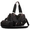 Women New Fashion Triangle Creative Bag Nylon Handbag Two-piece Suit Crossbody Bag - Black