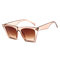 Woman Fashion Generous Frame Multi Colored Sunglasses Vintage Sunglasses - #04