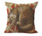 Cat Pattern Cotton Linen Sofa Pillowcase Square Decoration Cushion Cover - #6