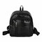 Women Mini Multi-Functional Backpack  - Black