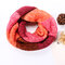 Зима Женское цвета радуги утолщенный вязаный шарф с воротником-стойкой повседневный Soft Шея теплые шарфы - # 06