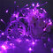 5M Battery Powered LED Funky ON Twinkling Lamp Fairy String Lights Party Festival Home Decor - Purple