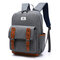 Vintage Casual Outdoor Travel 16 Inch Laptop Bag Backpack For Men Women - Grey