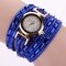 Fashion Quartz Wristwatch Multilayer Rhinestone Bracelet Strap Causal Watch for Women - Royal