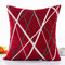 Ray Stripe Pillow Case Cushion Cover Spandex Waist Cushion Cover Bags Home Car Deco - Red