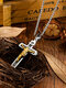 Vintage Classic Jesus Cross Stainless Steel Necklace Pendant - #02