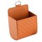 Car Air Outlet Debris Bag Multifunctional Leather Car Storage Box - Brown