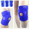 Unisex Adjustable Elastic Knee Pad Support Sports Comfortable Breathable Knee Protector - Blue
