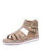 Women European Roman Style Comfy Platform Gladiator Sandals - Brown