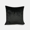 Nordic Simple Solid Color Rabbit Fur Plush Pillow Home Bedroom Pillowcase - Black
