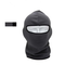 Mens Women Winter Outdoor Skiing Cycling Warm Hat Hood Fleece Mask Warm Head Hoods - Grey Black