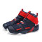Men Comfy Slip Resistant Breathable Casual High Top Basketball Sneakers - Dark Blue