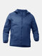 Mens Sun Protection Waterproof Regular Fit Breathable Outdoor Sport Skin Jackets - Blue