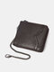 Men Genuine Leather RFID Anti-Magnetic 9 Card Slot Card Case Driver's License Wallets - Coffee 1