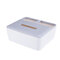 Multifunktionale Tissue-Aufbewahrungsbox Desktop-Fernbedienungs-Aufbewahrungsbox - Grau