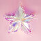 1pcs noël laser couleur fleur arbres de noël ornement noël étoile à cinq branches décor - #2