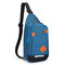 Nylon Casual Chest Bag Crossbody Bag Sports Sling Bag Shoulder Bags For Women Men - Blue