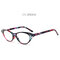 Cat Eye Reading Glasses Fashion Full Frame Reading Eyeglasses Resin Hyperopia Eyewear - 01