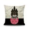 INS nórdico piña Cactus estilo geométrico funda de cojín de lino sofá para el hogar decoración artística fundas de almohada para asiento - #3